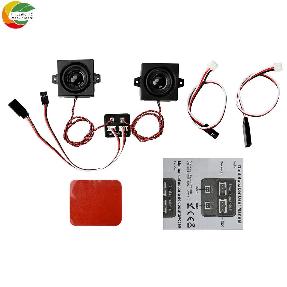 Dc 3.6-8v Remote Control Diesel Engine Simulation 5w Speaker Suitable For Remote Control Vehicles, Trucks, Excavators