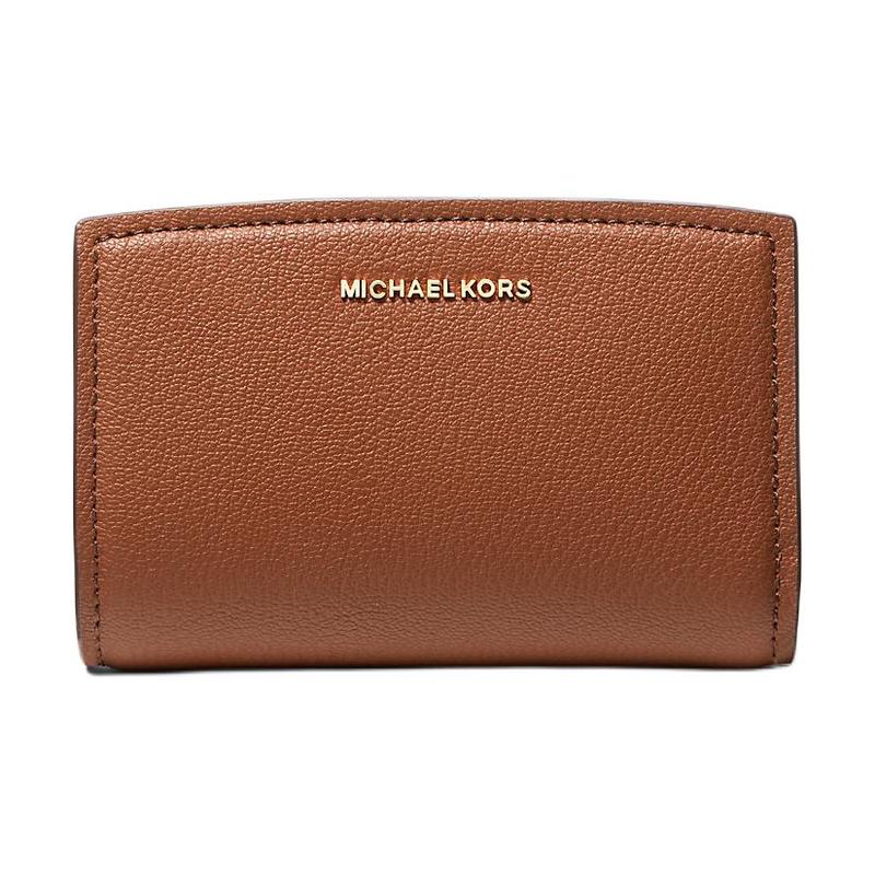 MICHAEL KORS Bryant Logo Leather Wallet Medium Women s Brown коричневый