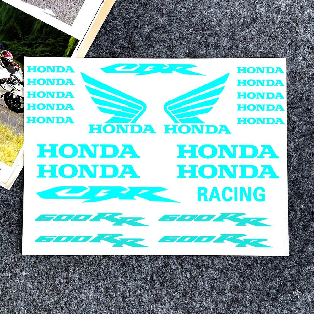 Blue Honda-cbr 600 Japanese Motorcycle Sticker Suitable For Motorcycle Body Reflective Car Sticker Helmet Decal