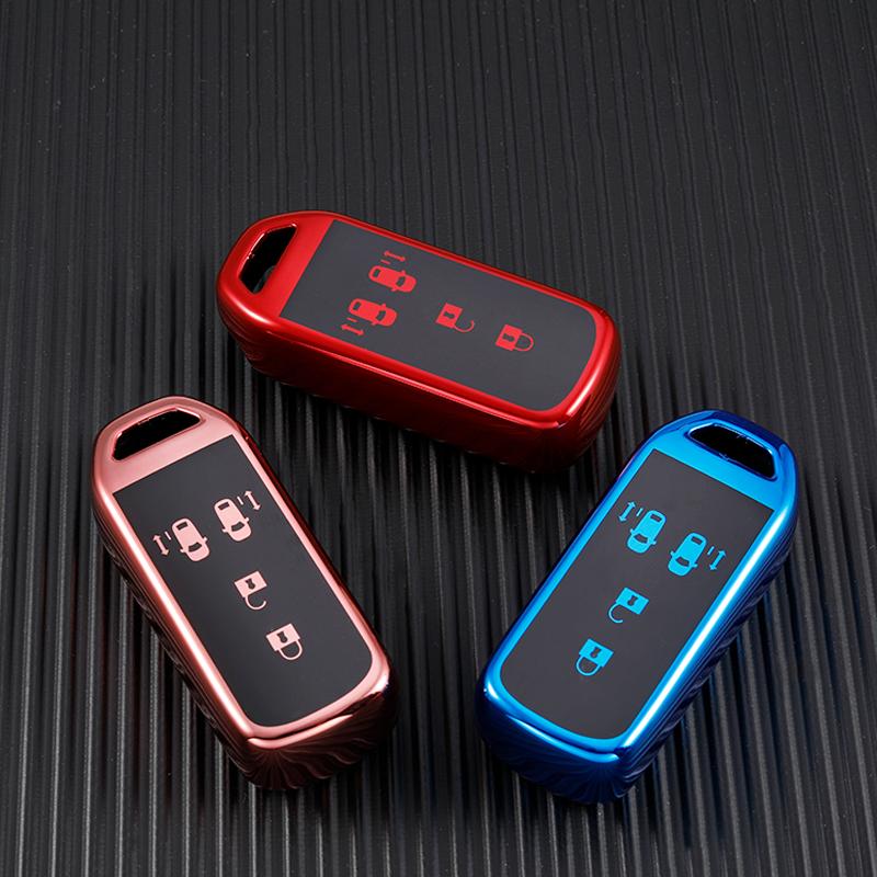 Buy TPU Car Smart Key Case Cover Holder Fob For Honda New Nbox Custom ...
