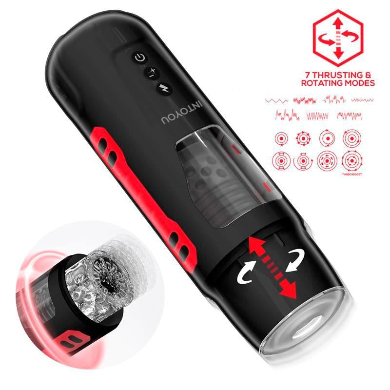 Masturbateur automatique Pyro Va-et-Vient et Rotations - INTOYOU - Masturbateurs Automatiques