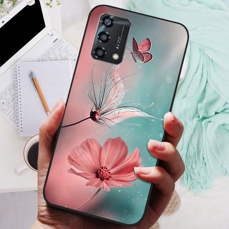 Telefoonhoesje Voor OPPO A74 4G Hoesje Siliconen Zwarte Bumper Zachte TPU Coque voor OPPO A74 CHP2219 Hoesjes OPPOA74 A 74 Beschermer Fundas