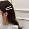 Cream Color Polka Dot Hairpin Side Clip Female Side Bang Premium Duckbill Hairpin  New Hair Accessories Sweet for Women Girl