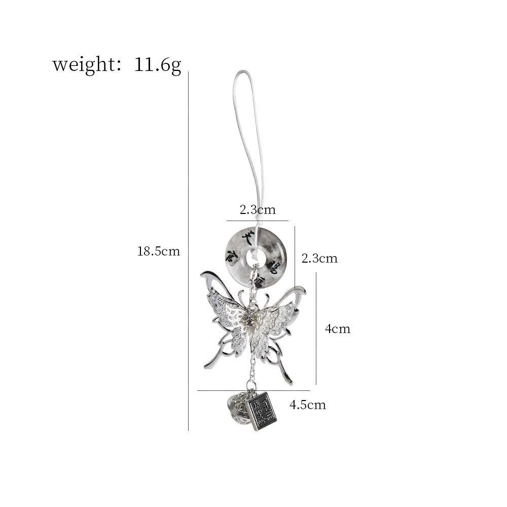 Fashion Tian Guan Ci Fu Phone Charm - Palace Bell Peace Pendant Lanyard