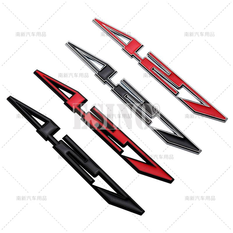 New 3D 427 Metal Alloy Adhesive Adhesive Emblem Rear Trunk Badge Front Fender Sticker Decal For  Camaro Cruze
