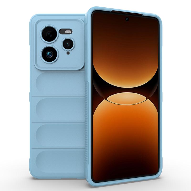 Soft Armor Phone Case For Mi Xiaomi 15 14 14T 13 13T Pro Lite Ultra Liquid Silicone AirBag Protective Coque Cover Funda