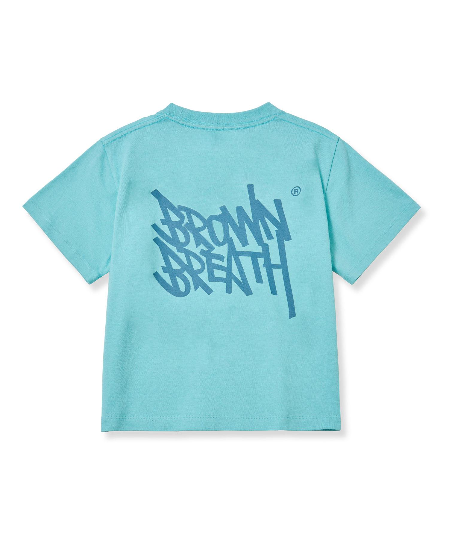 Brown Bless W Tag Crop Tee - Mint Mint/M