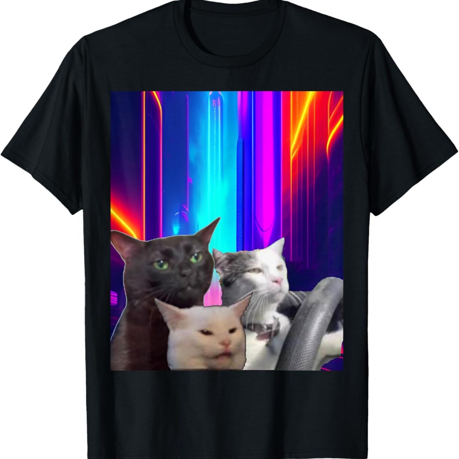 

Meme Cats T-Shirt S чёрный