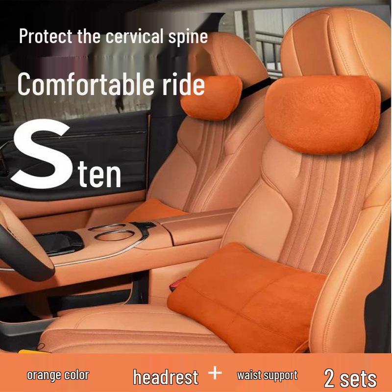AITO M7 Car Seat Headrest & Lumbar Support Cushion Set