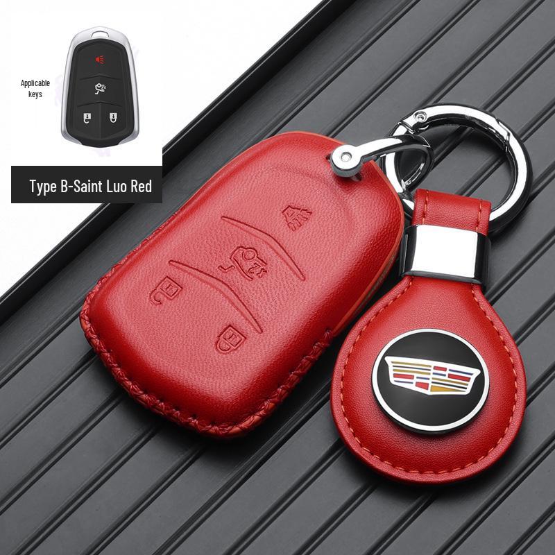 Premium Key Case for Cadillac: XT4, CT5, XT5, CT6, CT4, XT6, GT4 Models - Full Wrap Protective Shell