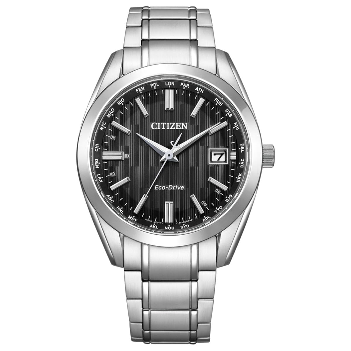 

Light Powered Eco Drive Radio Watch Waterproof Black Silver [Citizen] CB0261-53E Men s