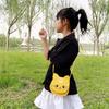 Unique Cats Pattern Shoulder Bag For Children Compact Size Adjustable Strap Crossbody Bags Girls Fashionable Mini Purse