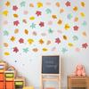 Pajean 60 Pcs Thanksgiving Maple Leaf Decorations Boho Fall Leaves Paper Cutouts Boho Autumn Bulletin Board Decor for Classroom Office Fall