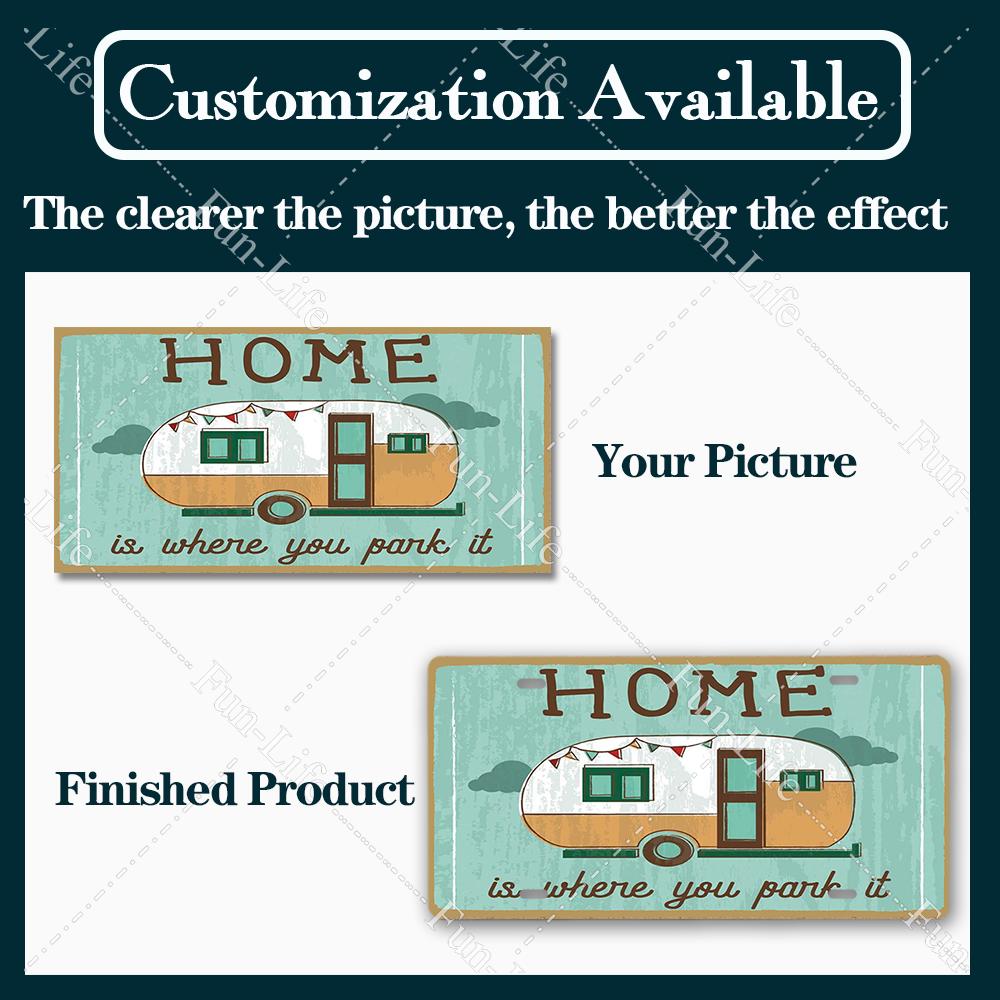 Camping Metal Sign Plate Plaque Vintage Tin Sign Decor for Camping/Cars/Tent/Cookout/Camping Supplies/Home Wall Decor