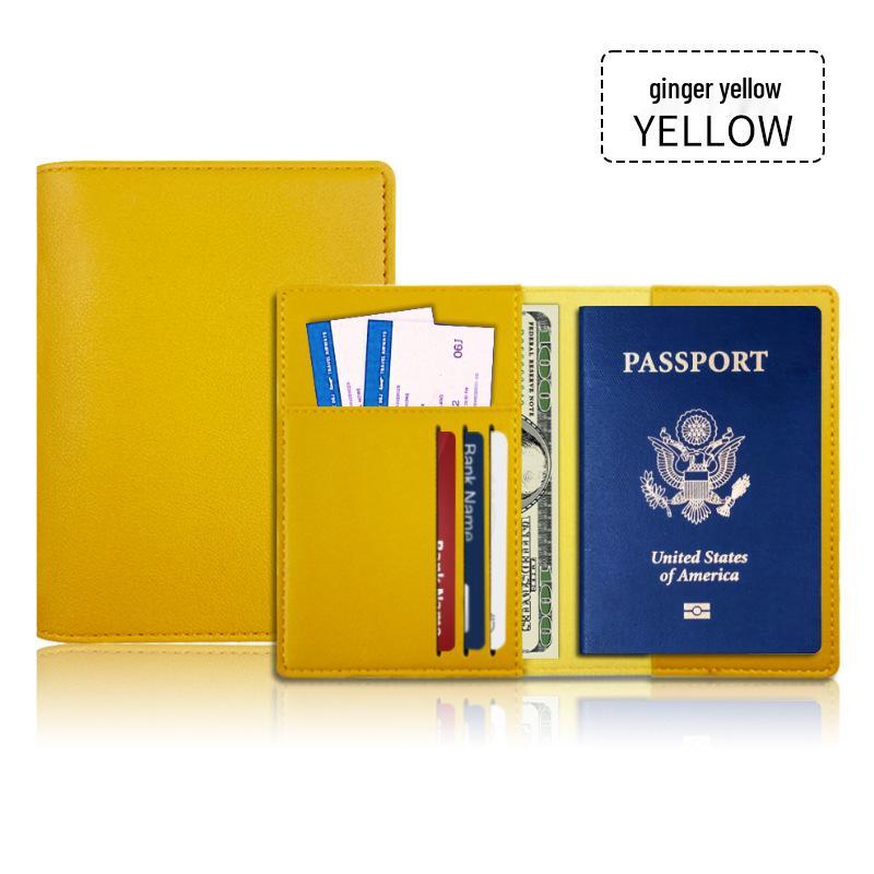 Customizable PU Leather Passport Holder Set with Multi-card Slots and Durable Protection