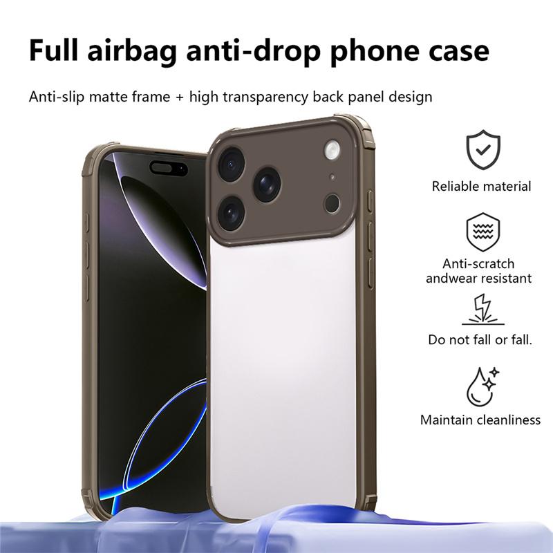 Luxury Shockproof Transparent Phone Case For iPhone 17 Pro 16 15 14 13 12 11 17 Pro Max 17 Air Clear Soft Bumper Cases Cover