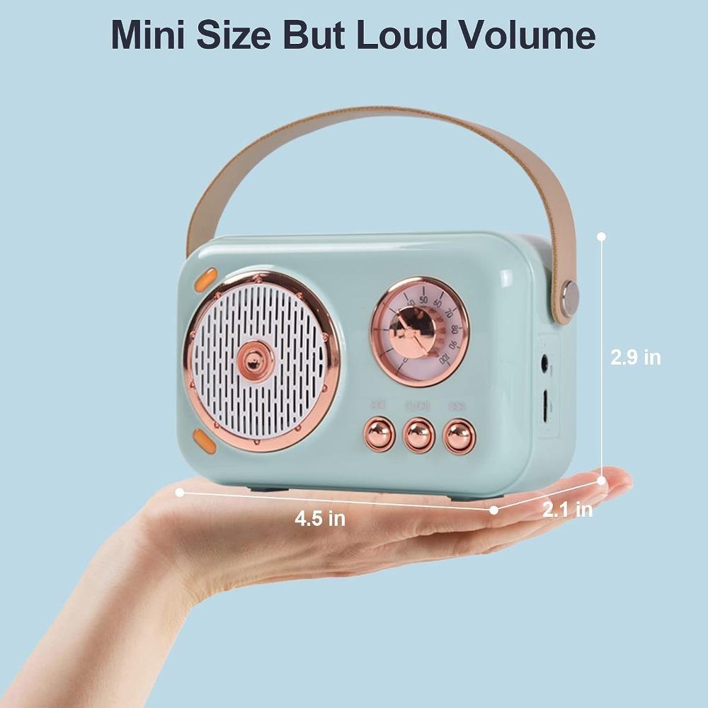 Card Subwoofer Bluetooth Speaker Mini Karaoke Machine Karaoke Bluetooth Speaker Children's Gift