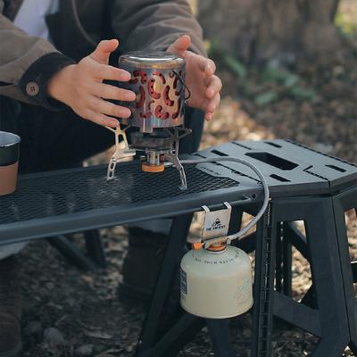 Crochet pour table de camping pour accrocher une bombonne de gaz Hanger Holder en acier inoxydable pour camping Accessoires pour bombonne de gaz butane