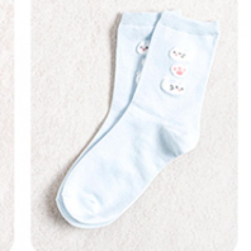 DaiSo Tactel Animal Point Women S Long SockS