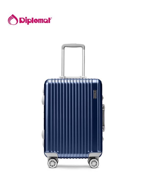Diplomat TC-9032 20-inch Aluminum Frame Carry-on Suitcase
