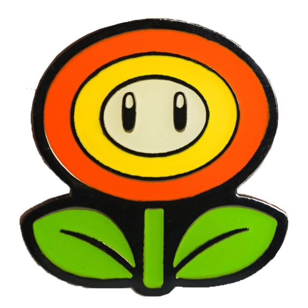 Ishikawa Toys Pins New Mario Pins Fire Flower