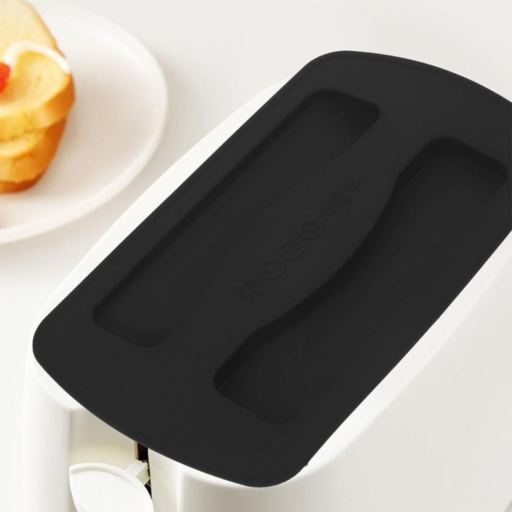 2er-Pack Flexible Toasterabdeckung Toastermaschinenabdeckung Silikonmaterial Toasterdeckel Brotbackmaschinenabdeckung für Brotbackmaschine
