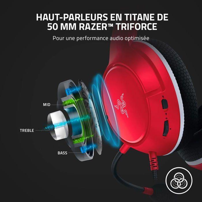 Casque - Razer - Kaira - Xbox - Rouge - Filaire - Surround