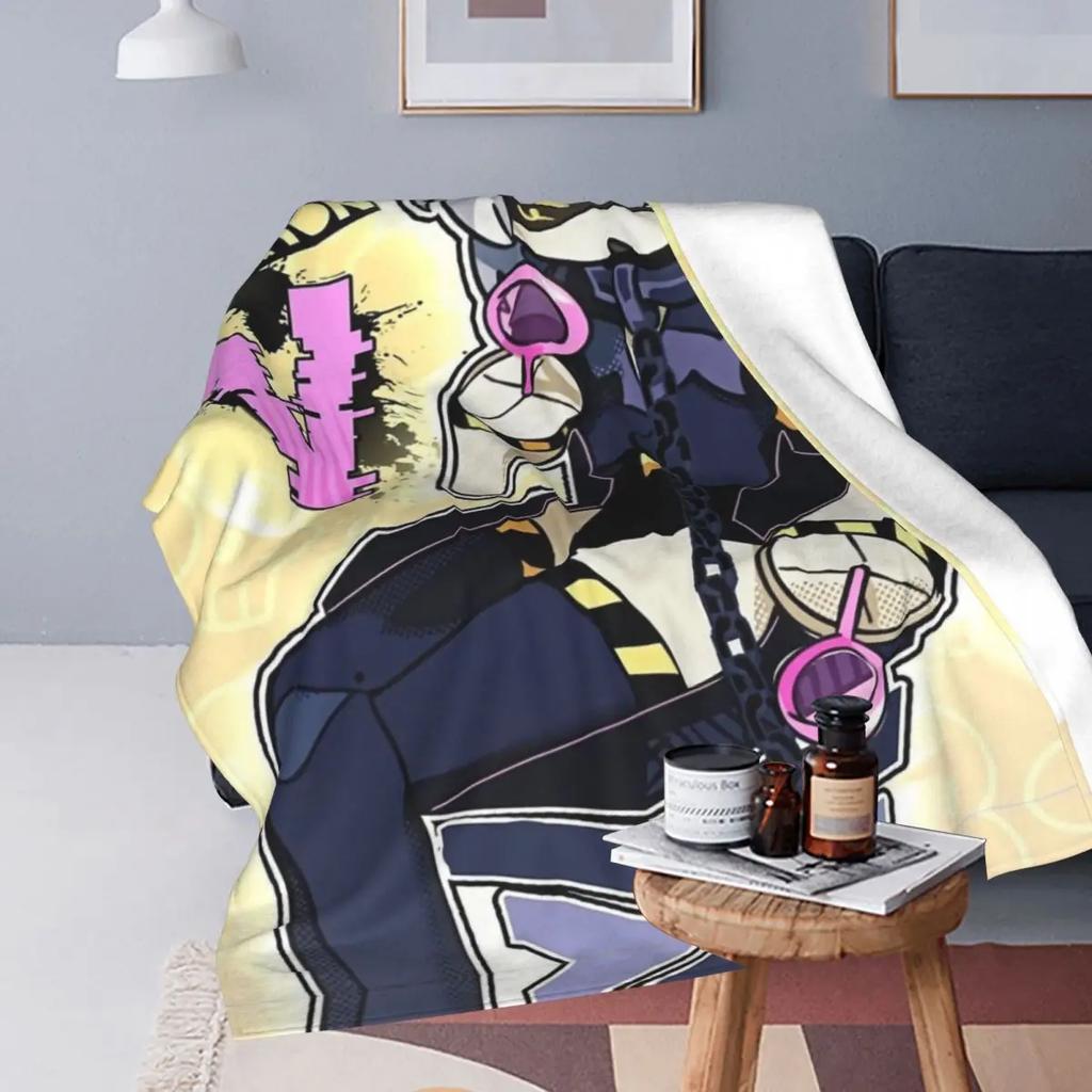Uzi Doorman Murder Drones Fleecová přehozová deka Deka na ložní prádlo Venkovní Super měkké ložní prádlo Přehozy