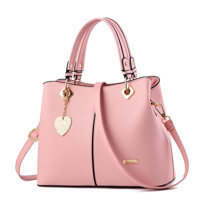The New Fashi Trend Casual Luxury Design Wild Lady Handbag Soft Leather Large Capacity Shoulder Messenger Bag Women Bags