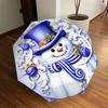 1pc Snowman Decorations Automatic Folding Umbrella - Compact 8-Rib Design,Perfect Gift for Friends & Family Yy250926026