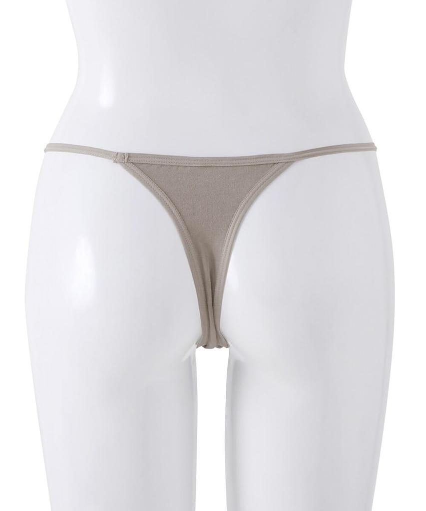 Nissen Cotton Blend Side Basic Size 3L Women's T-Back Panties, Stretch, Tape, 5-Pack, Colors,