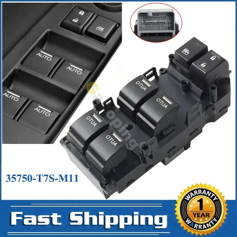 

For 2011 2012 2013 2014 2015 2016 2017 Honda Civic Electric Power Window Controller Switch Button Car Accessories 35750-T7S-M11