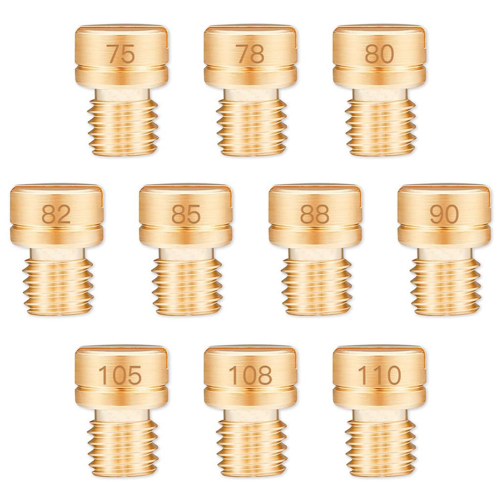 Main Jet Keihin Jetsetmoto Round Small (5 X 6.7) Keihin Round/Small (PC20) 10 Size