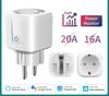 Tuya Wifi/Zigbee3.0 Smart Socket EU Plug 16/20A Power Monitor Remote Control Smart Life APP Remote Control Alexa