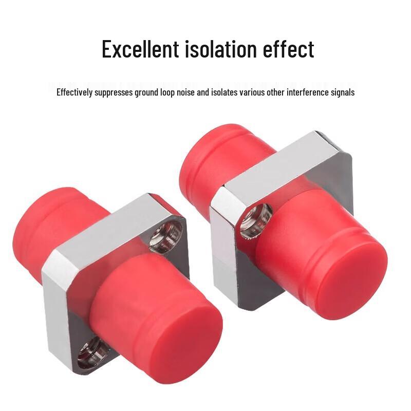 FC-FC Square Fiber Optic Flange Coupler (10-pack)