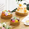 3pcs 8/10/12inch Set Golden Hollow Cake Rack Wedding Dessert Table Decoration Fruit Cake Tray Iron