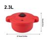 Microwave Pressure Cooker Multi-Function Pressure Cooking Pot Multifunctional 2.3L Quick Cooking Tool Cooker For Dorm Workplace