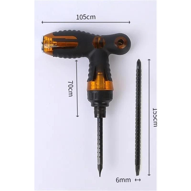 T-typ Ratsche Schraubendreher Kreuz Ein Schraubendreher Set Multifunktions Teleskop Dual-use-Schrauben