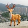Christmas Deer Decor Figurine With Plastic Material For Holiday Window Display And Storefront Setup