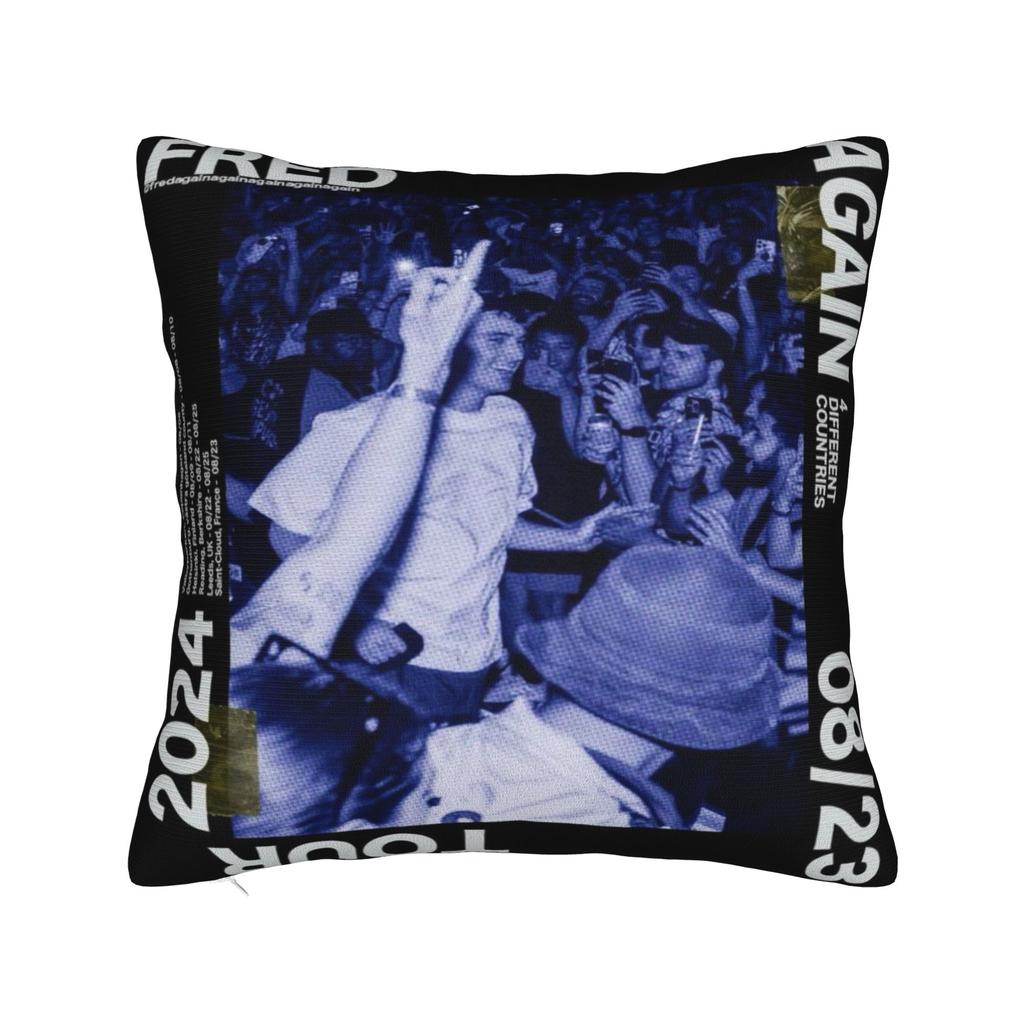 Bed Decorations Fred Again Fan Gift Pillowcases Merch  Pillow Cover Zipper Multiple Sizes
