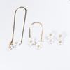Ensemble de Bijoux Fleur en Métal Boucle OT Pendentif Ensemble de Bijoux Ensemble Collier Boucles d'Oreilles Fleur Fête