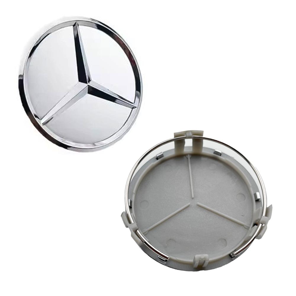 

4pcs 75mm for Mercedes Benz AMG W203 W206 W220 W205 W211 W212 w204 w213 Car Wheel Center Hub Caps Benz Emblem Tire Rim parts