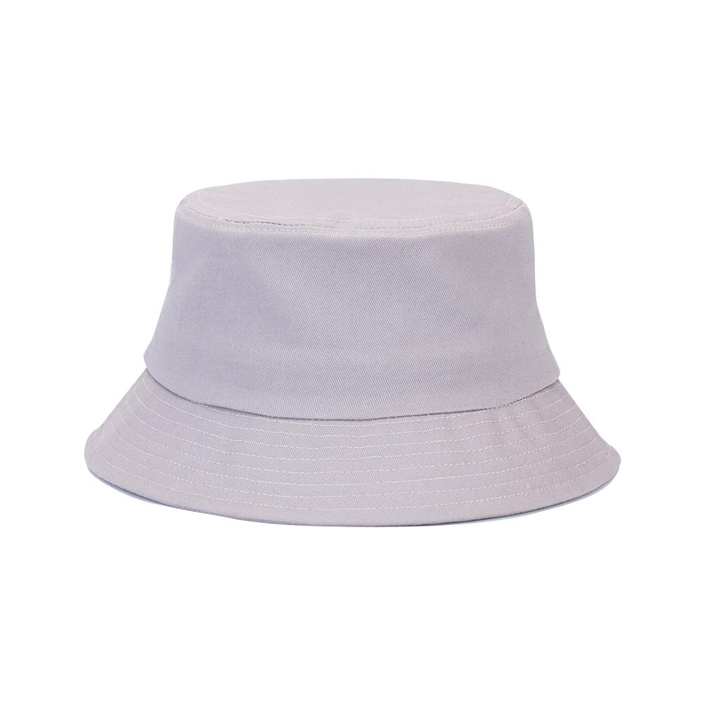 Cotton Solid Bucket Hat | Summer Sun Protection & Breathable Round Crown