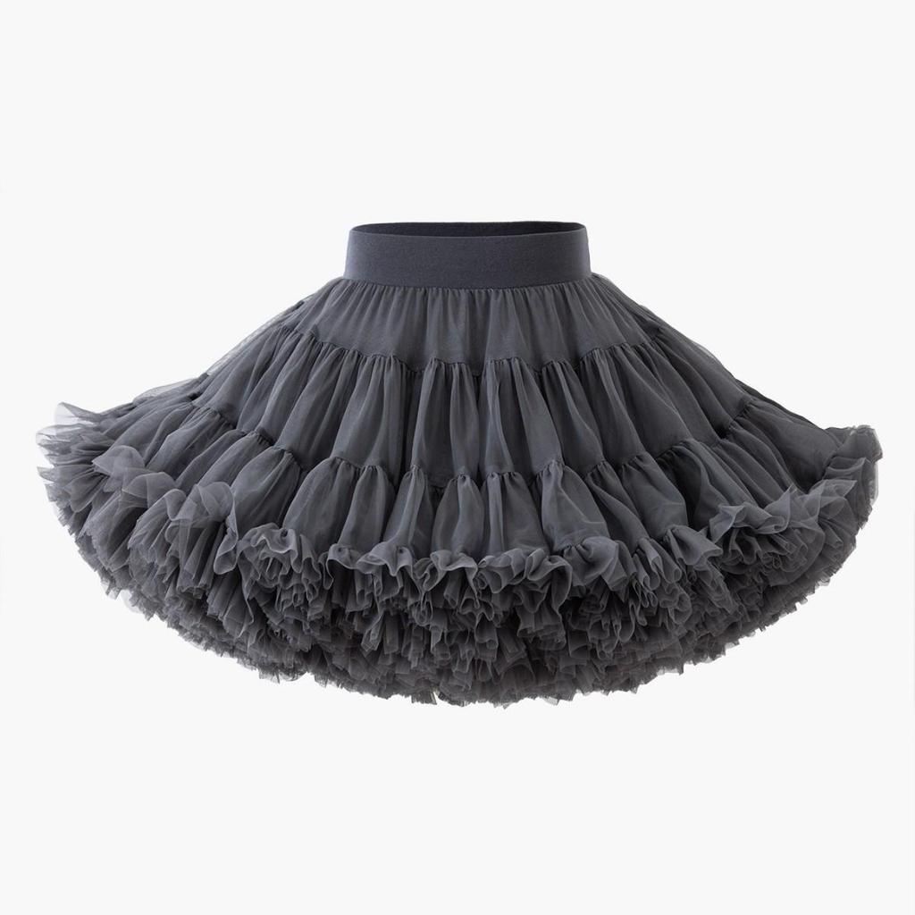 Verbesserter flauschiger Netz-Tutu-Rock für Damen, 2. Generation, Ballett-Stil