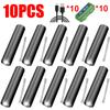 1-20PCS Mini Portable LED Flashlight Built In Battery USB Rechargeable Waterproof Torch Outdoor Camping Night Emergency Light