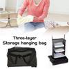 Foldable Hanging Travel Organizer – Portable Storage Bag for Clothes, Home & Dorm Use
