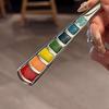 2Pcs Macaron-Colored Stainless Steel Dessert Spoons High-Aesthetic Colorful Enamel Spoons For Home Kids Picnics & Bento