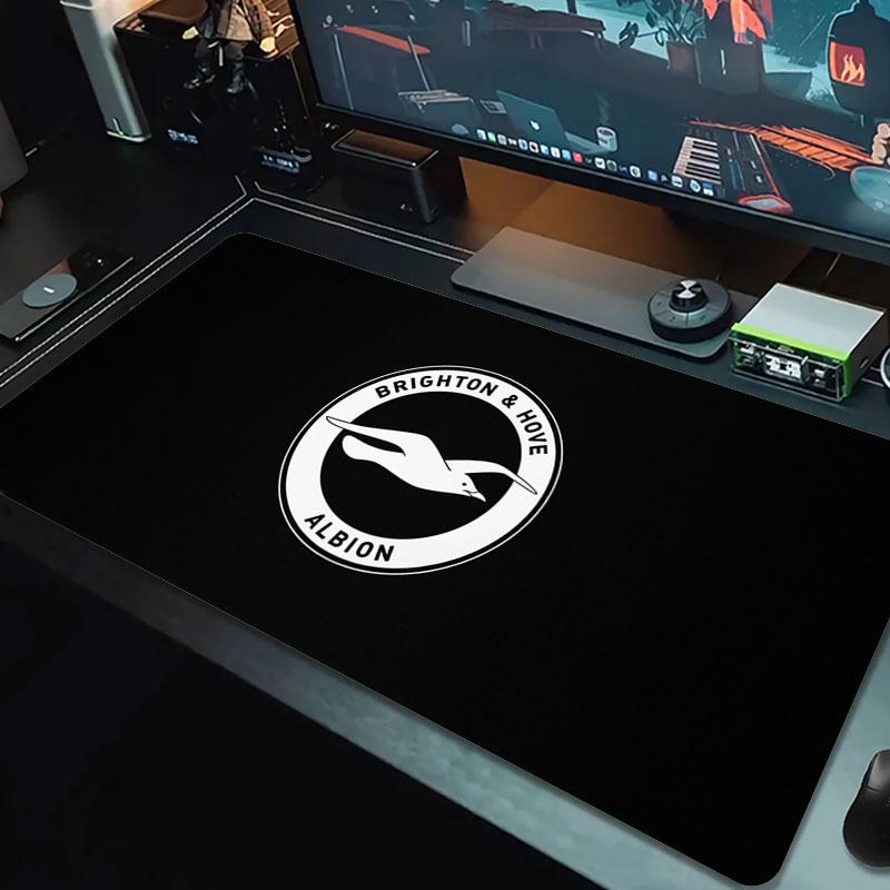 Brighton & Hove Albion Large Size Mouse Pad Large Gaming Table Cushion Non-slip Laptop Tablet Big Mousepad XXL Mat Mini PC Playmat With Lock Edge