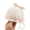 Cute Floral Newborn Brimless Cap Breathable Baby Sunhat Sweet Beanie Cap  Spring Summer
