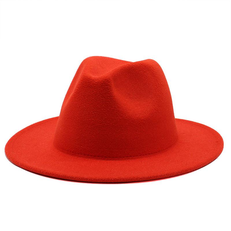 Cappello Fedora in Feltro di Lana per Uomo e Donna Con Protezione Solare e Traspirabilità Per la Moda Estiva
